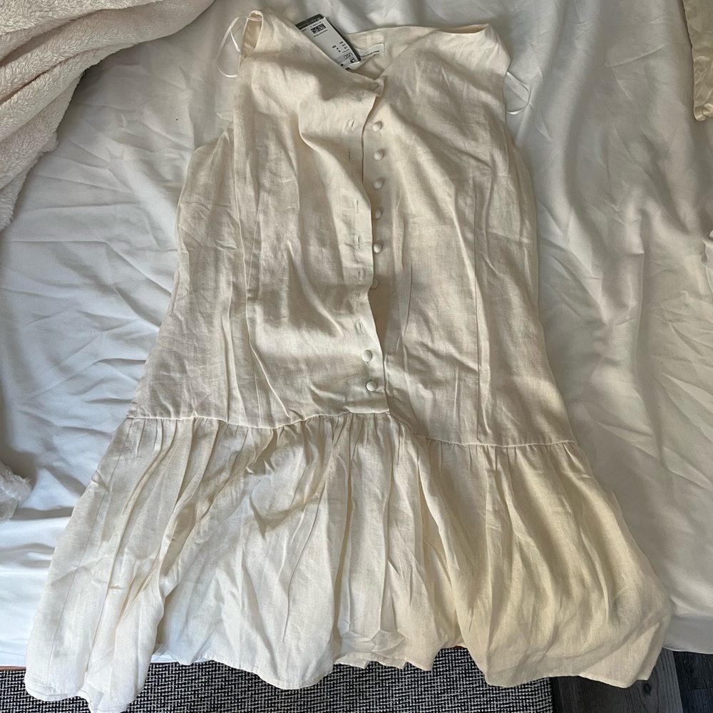 BNWT H&M Linen Blend Dress